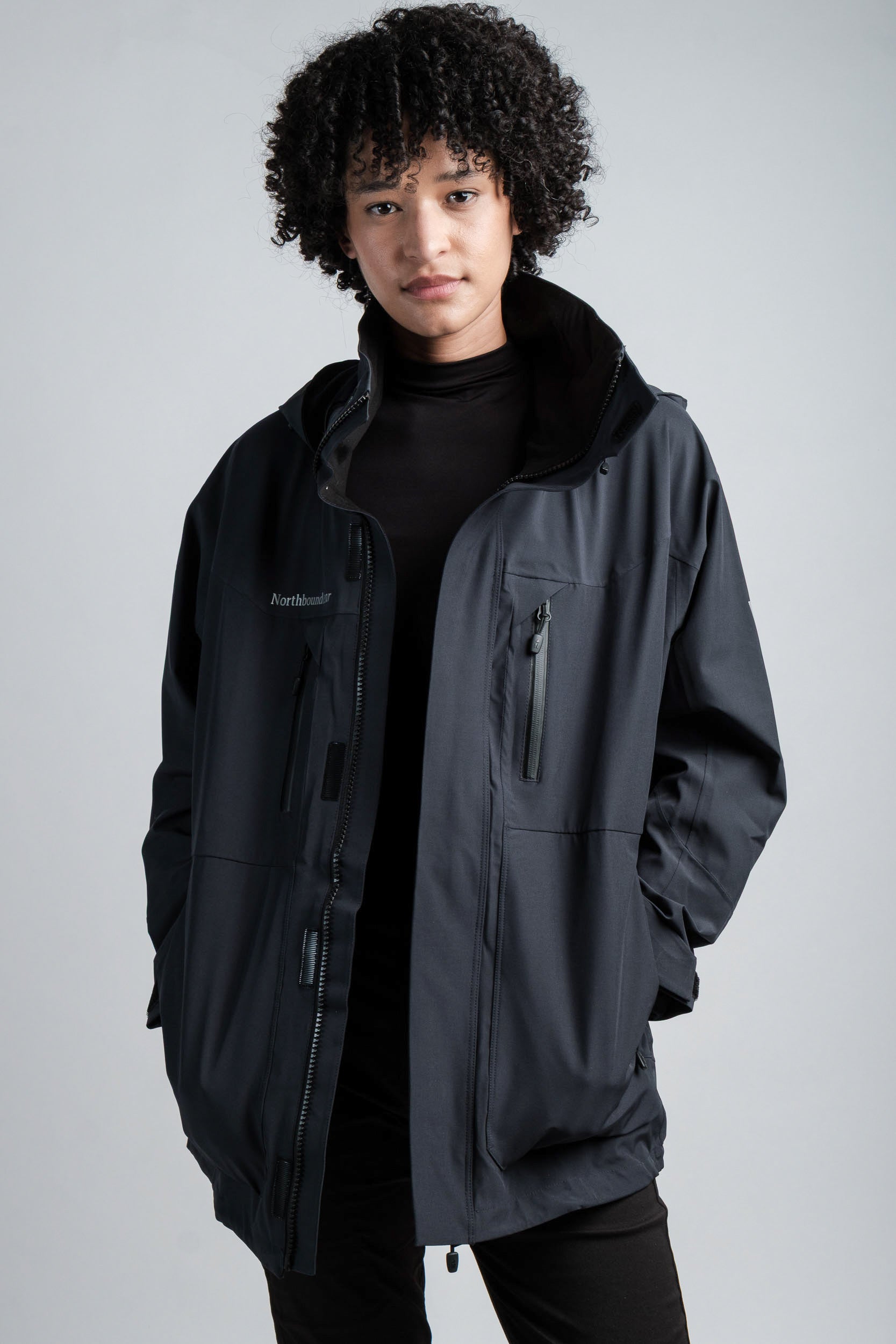 Northbound Gear DryShield black waterproof field jacket gear