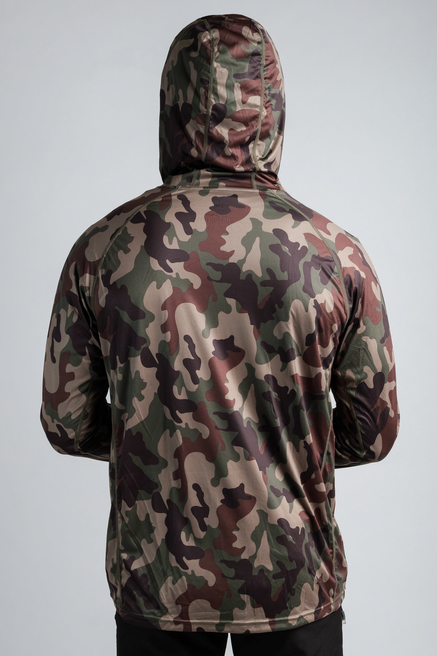 Northbound Gear camo UPF 50 summer cooling hoodie for outdoors