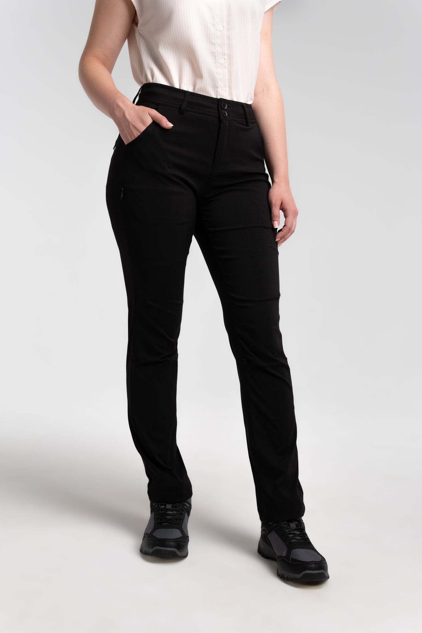 Northbound Gear womens V2 Explorer summer pants black color fit