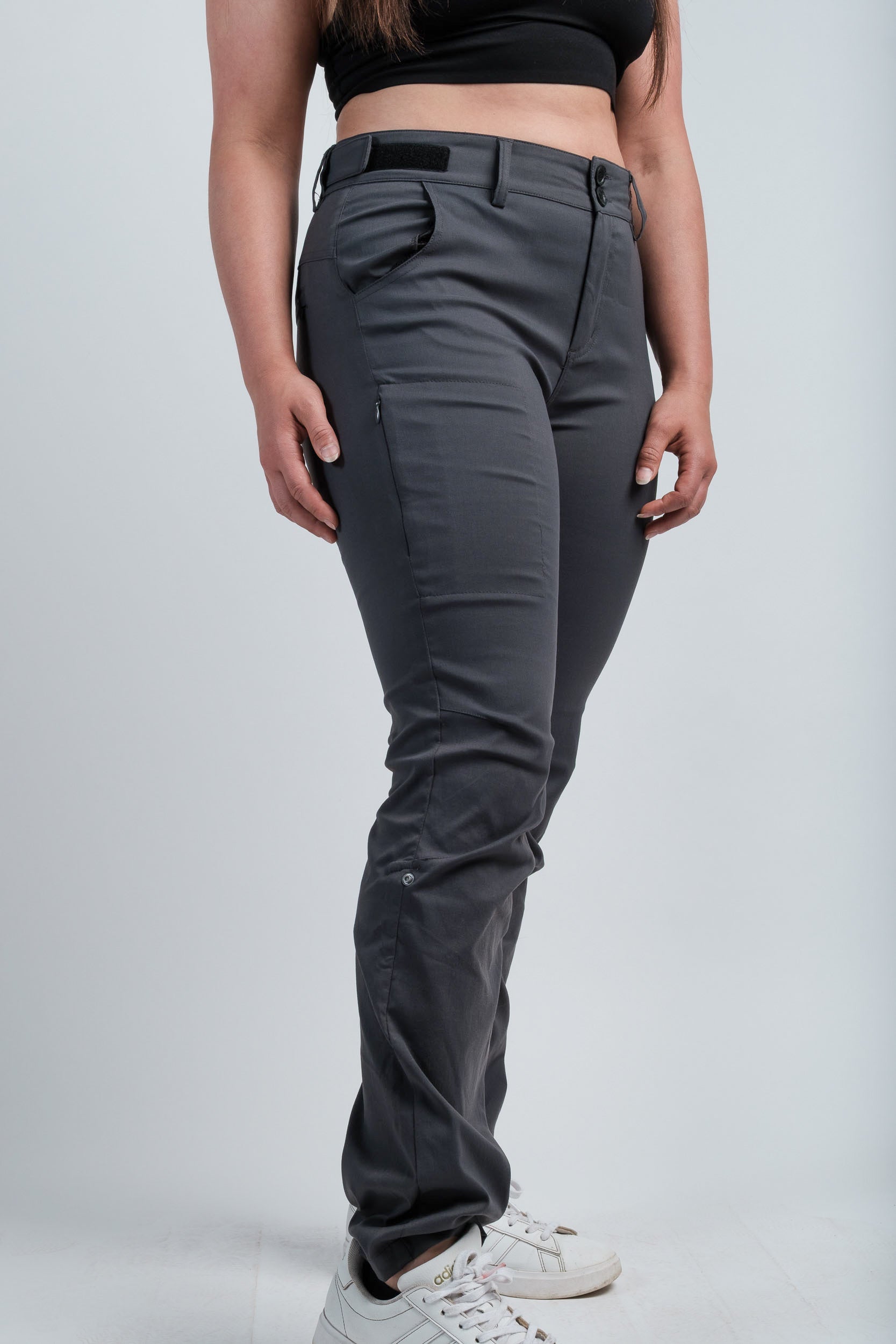 Northbound Gear womens V2 Explorer summer pants in gray color