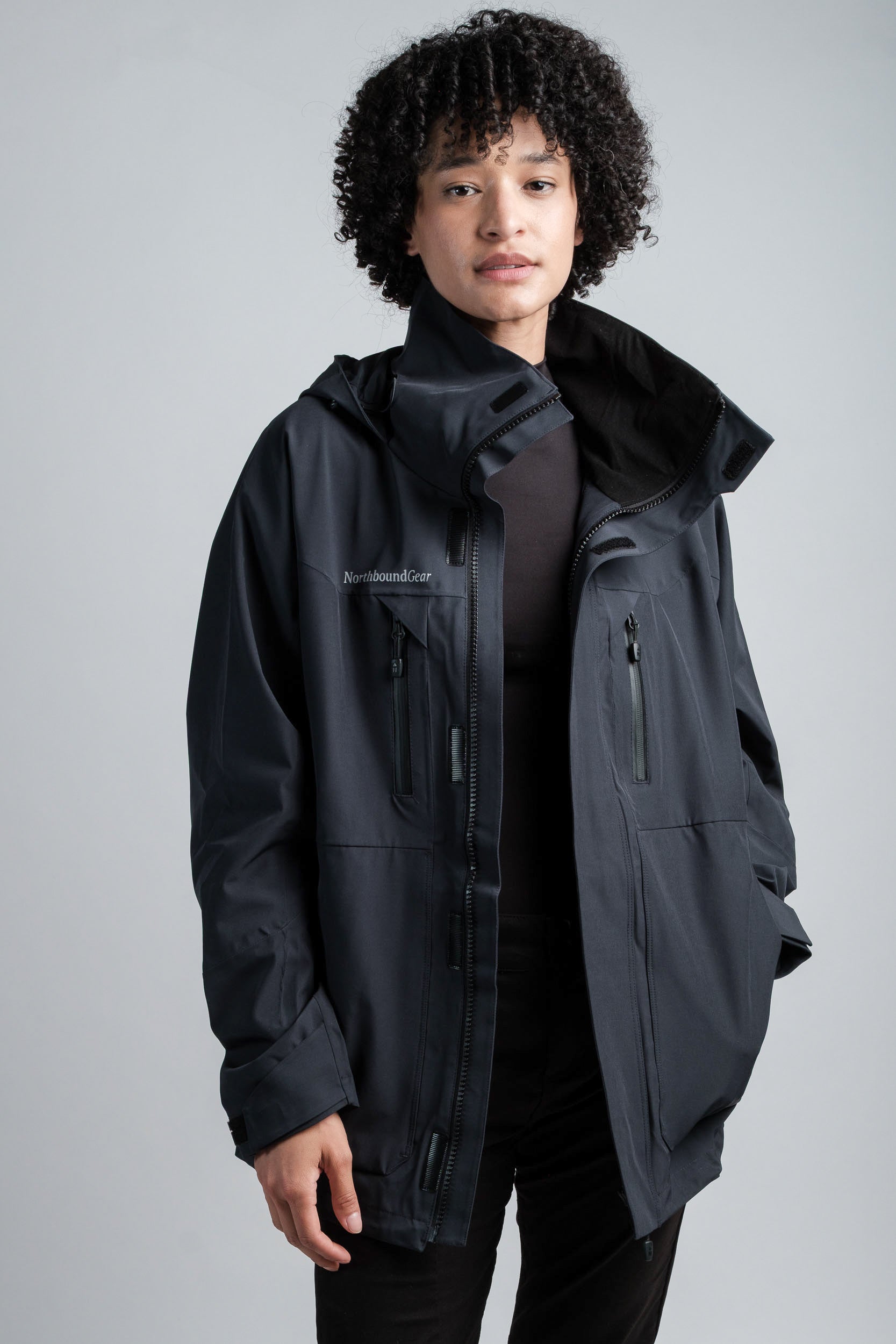 Northbound Gear womens navy DryShield waterproof field jacket
