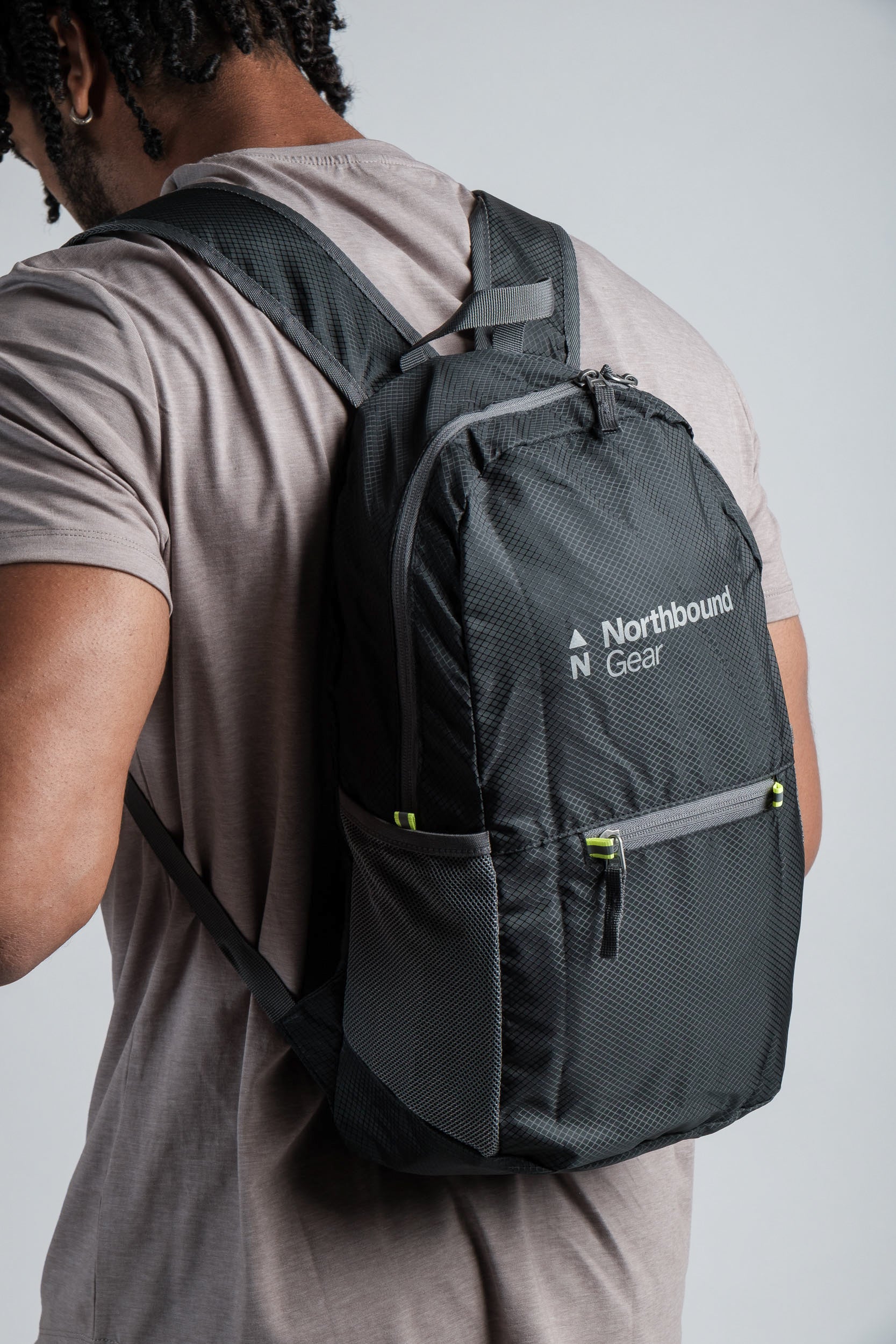 Northbound Gear Ultralight 20L Backpack, folds easily for travel or trail.