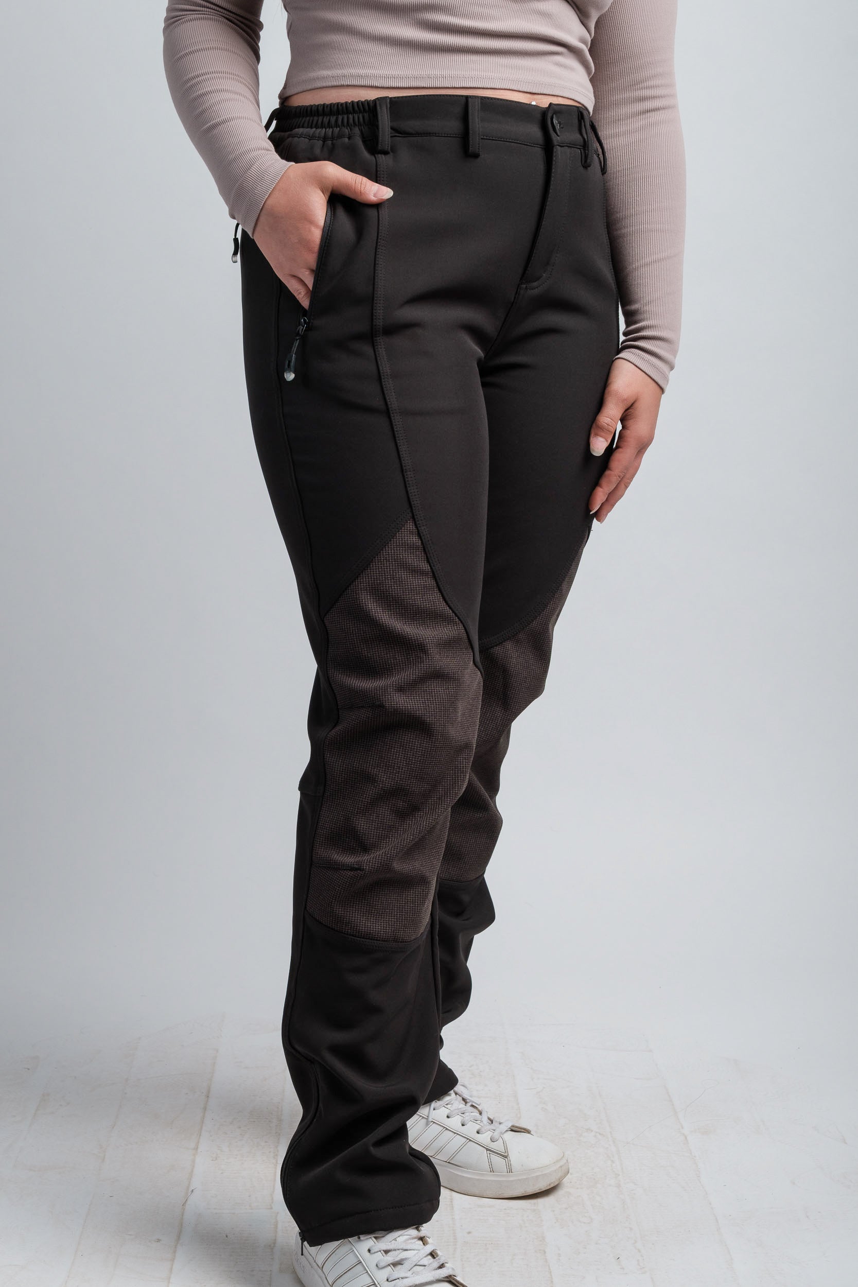 Northbound Gear PRO Women's High Waist V2 "Adventure" Pants in Black.
